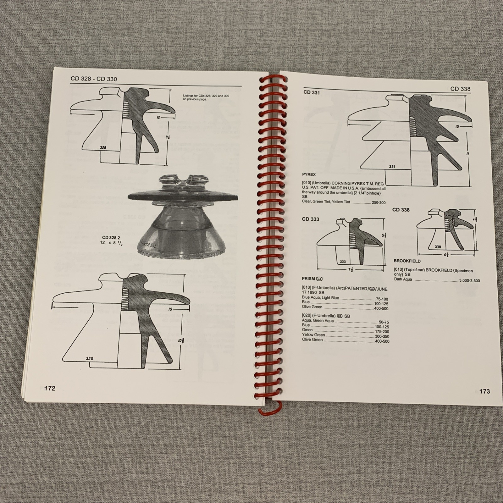 1999 Glass Pintype Insulators History & Price Guide by McDougald Spiral-Bound