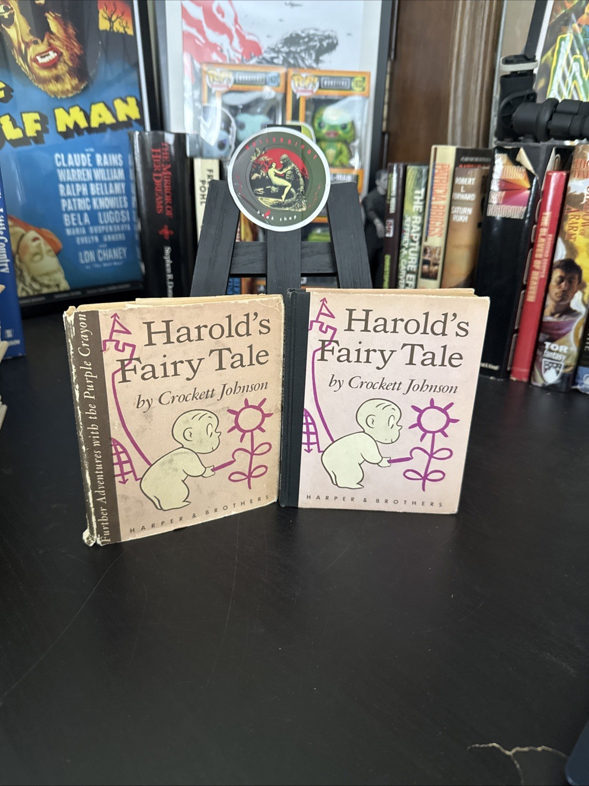HAROLD’S FAIRY TALE Crockett Johnson 1956 TRUE First Edition 1st Printing HC DJ