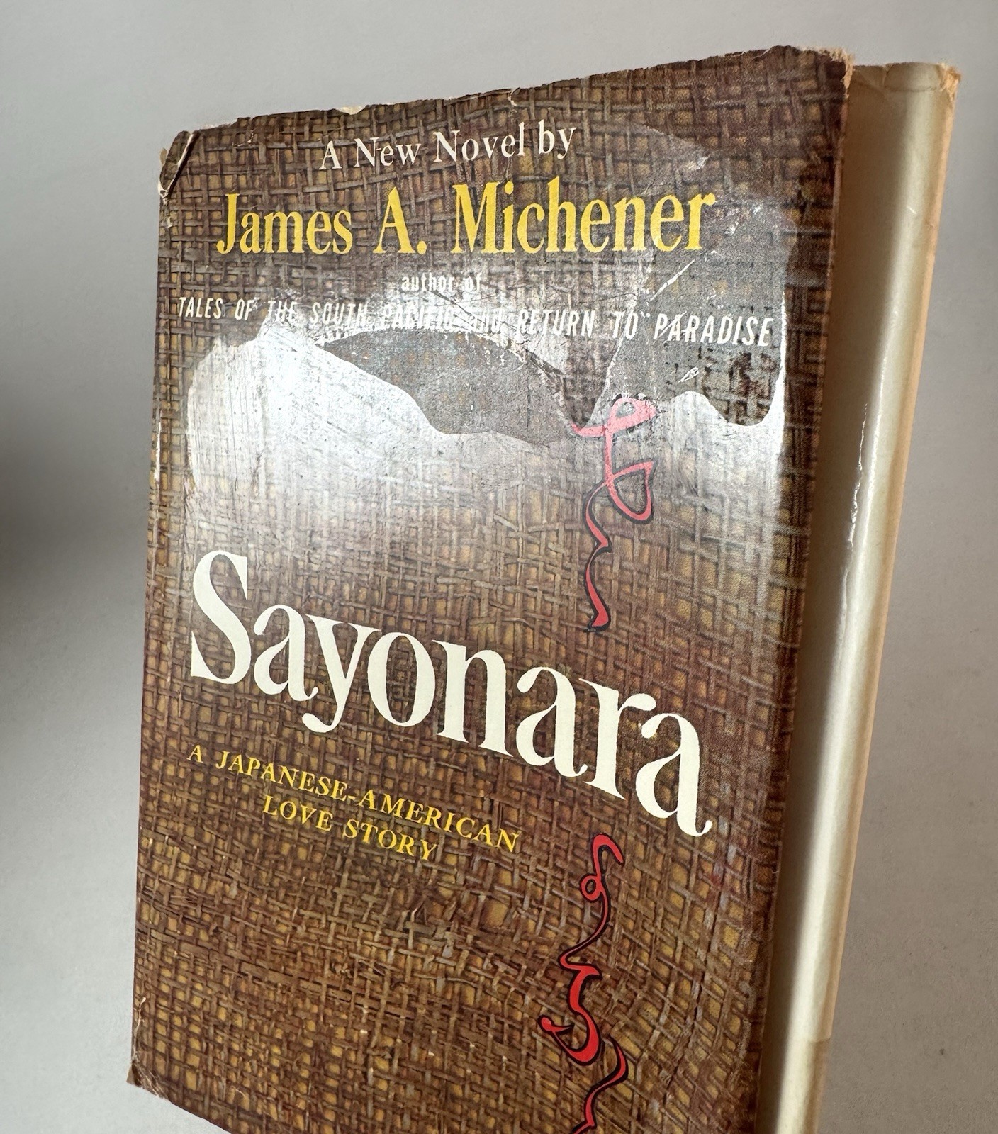 Sayonara-James A. Michener-SIGNED-Early Printing-3rd Printing w/Org DJ-VERY RARE