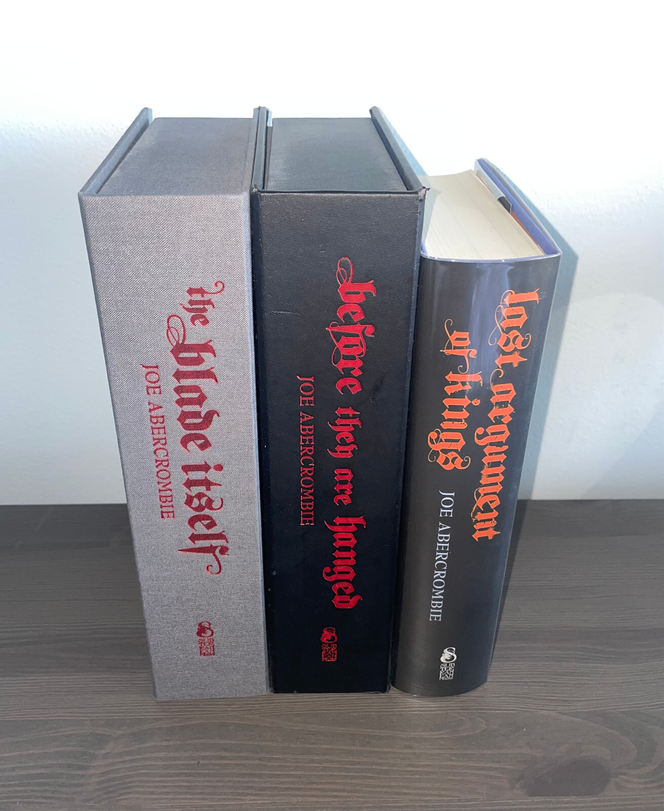 The Blade Itself – First Law Trilogy Joe Abercrombie Lettered Subterranean Press