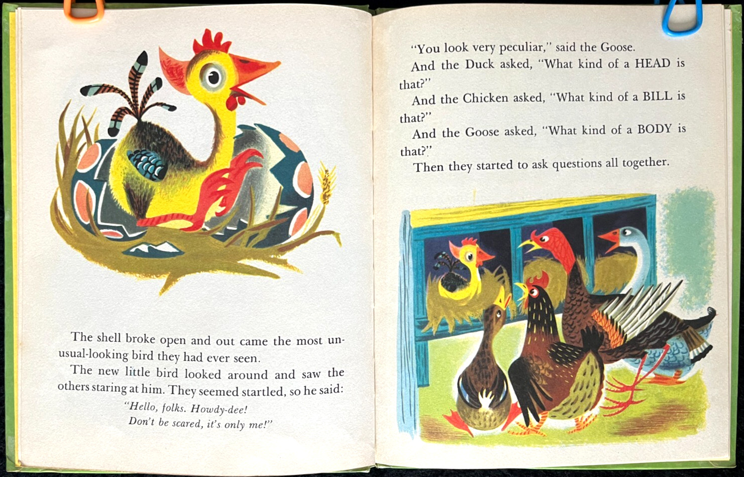 THE CHURKENDOOSE ~ vintage children’s Wonder Book, original 32-page 1st ed. VG
