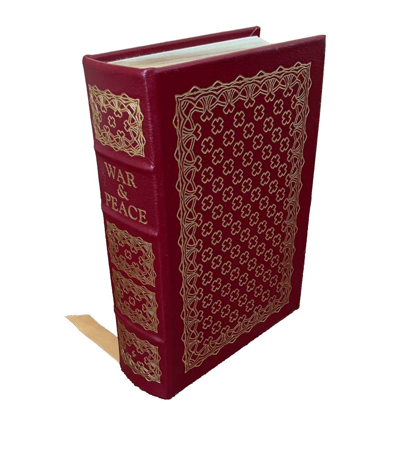 War and Peace, Leo Tolstoy, Easton Press 1981 Leather Bound, 100 Greatest Books