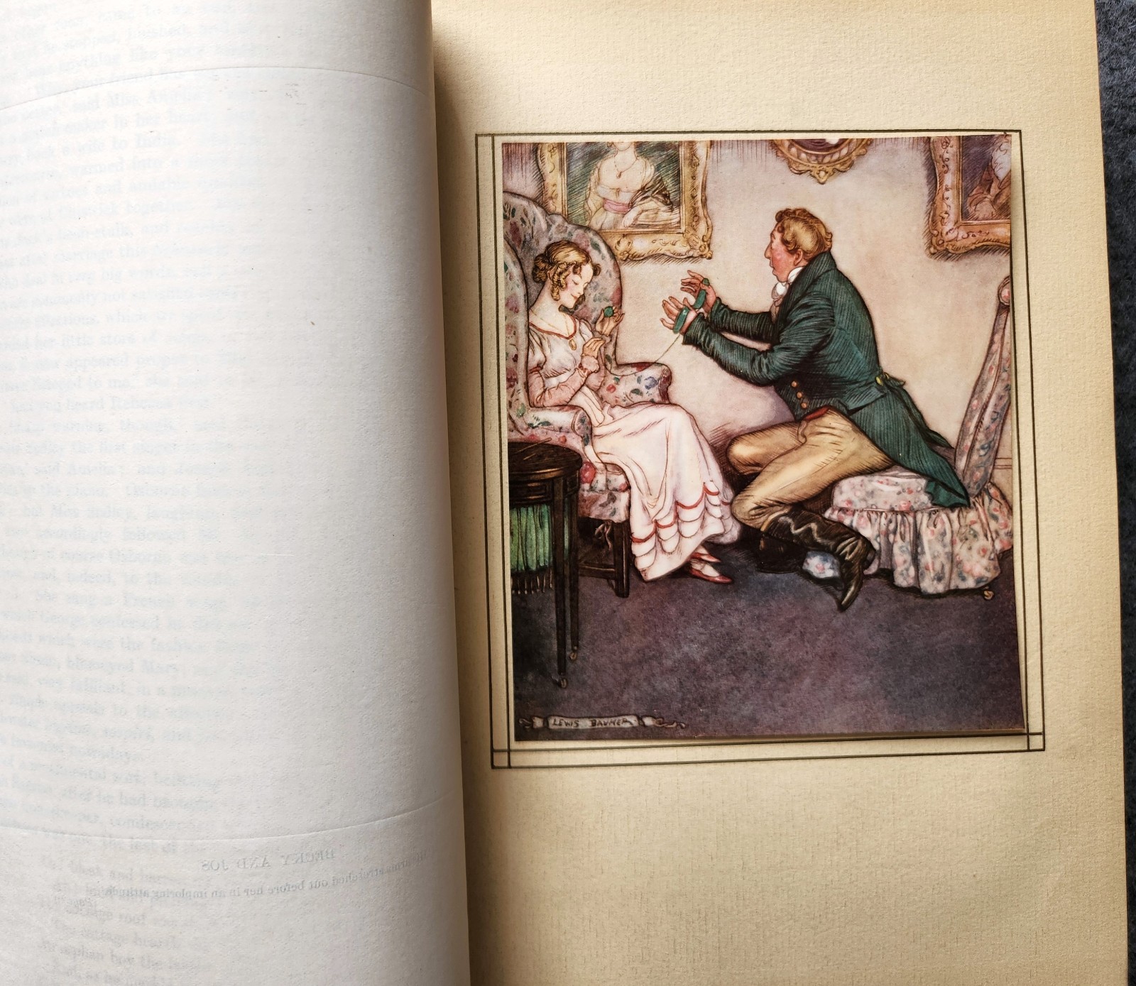 1913 Vanity Fair William Thackeray Hodder /Stoughton Color Plates Lewis Baumer