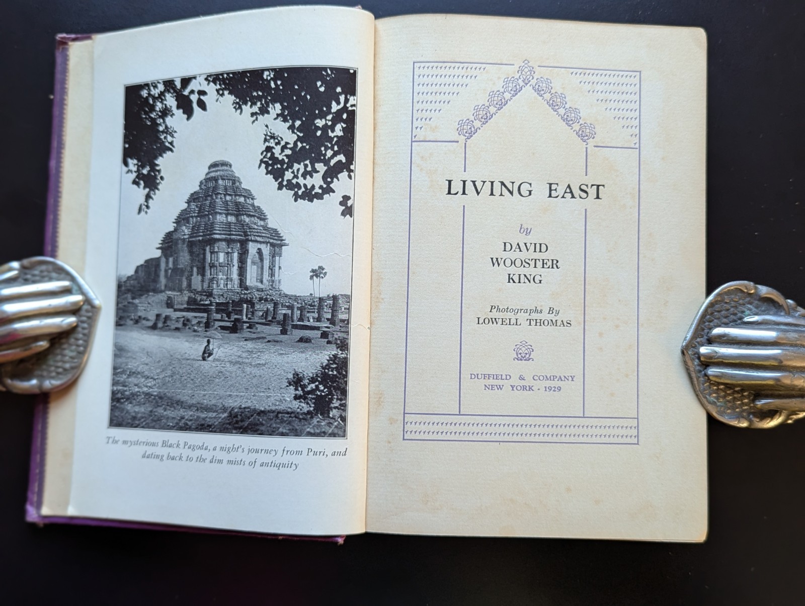 Living East 1929 Travel Asia Exploration History Nonfiction Rare Book Adventure