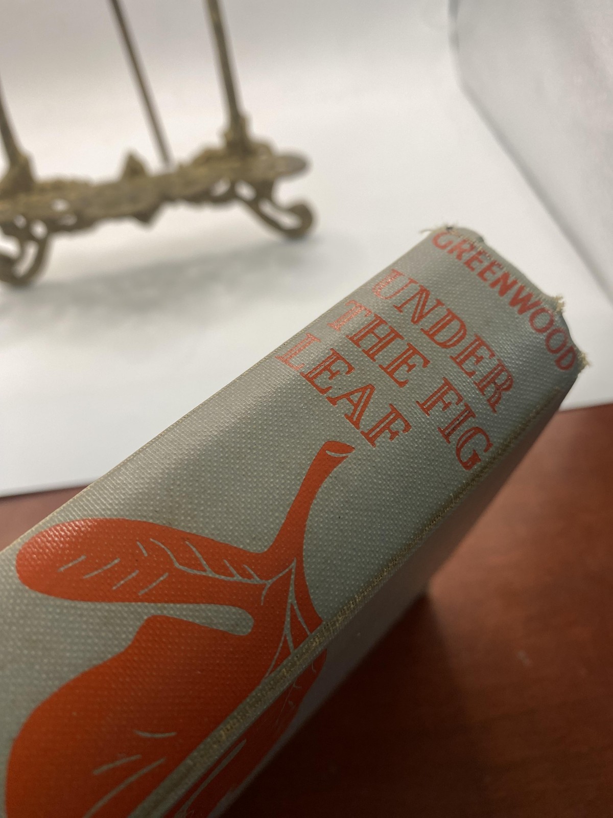 Vintage 1937 Under The Fig Leaf Edwin Greenwood Doubleday Gray Cloth HC Satire
