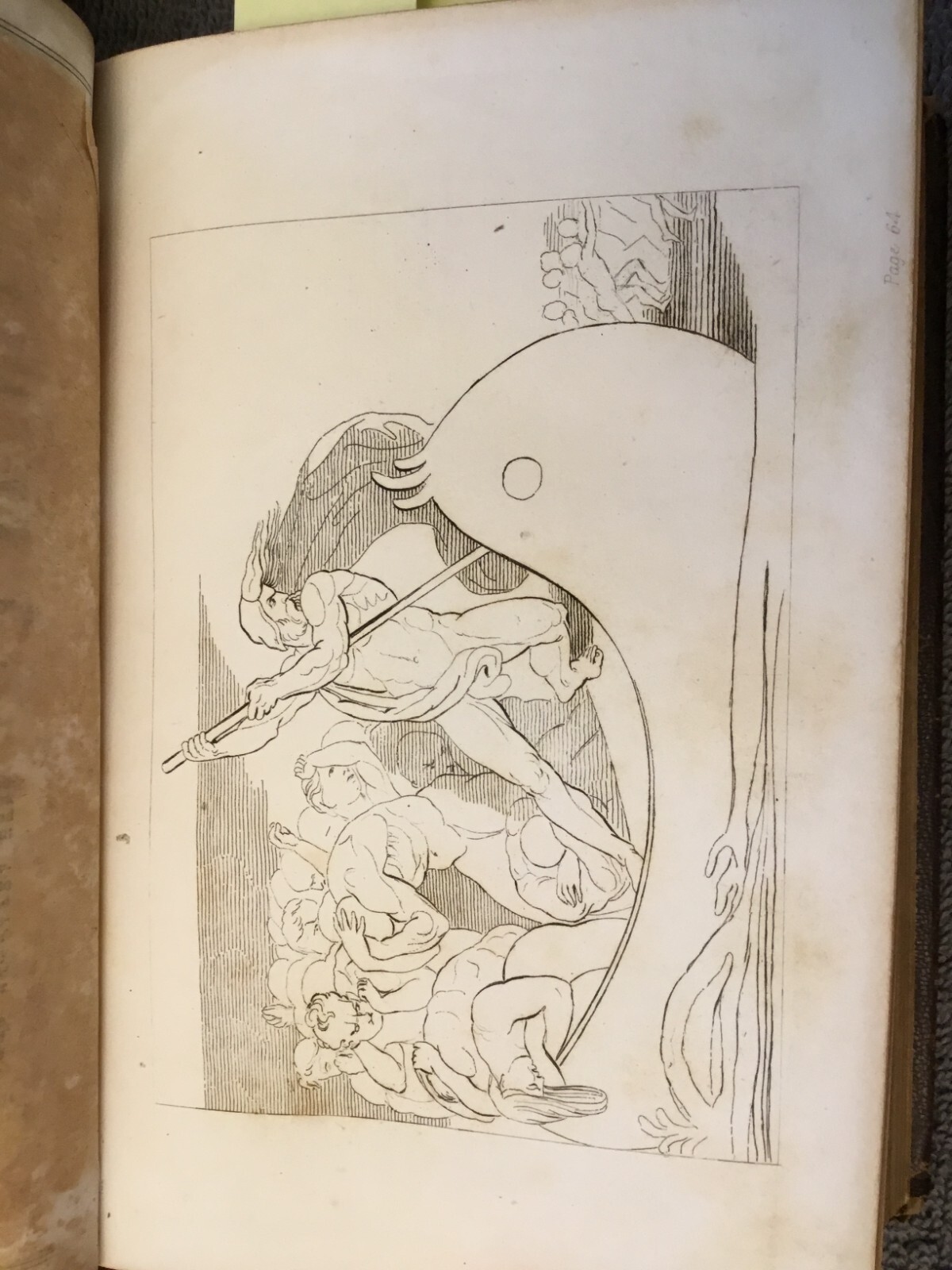 THE VISION, or HELL, PURGATORY and PARADISE, 1850, DANTE ALIGHIERI, FLAXMAN ILLU