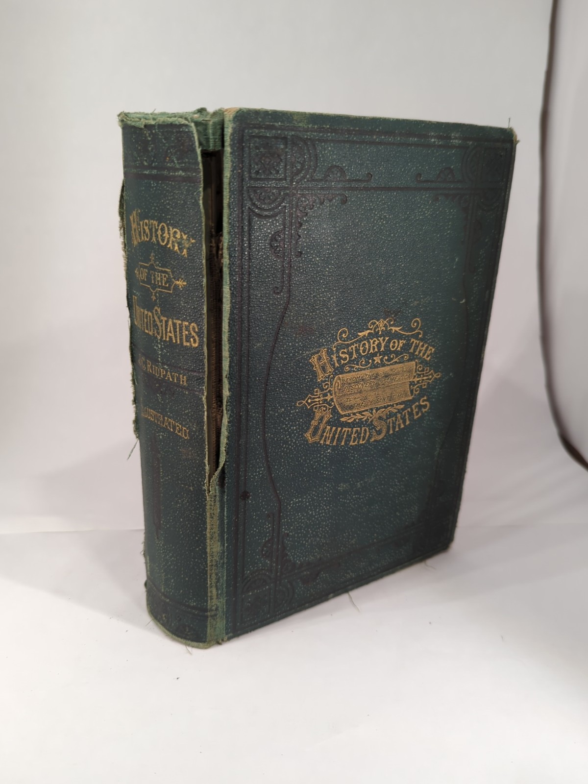A Popular History of the United States of America 1884 JC Ridpath Hardcover Maps