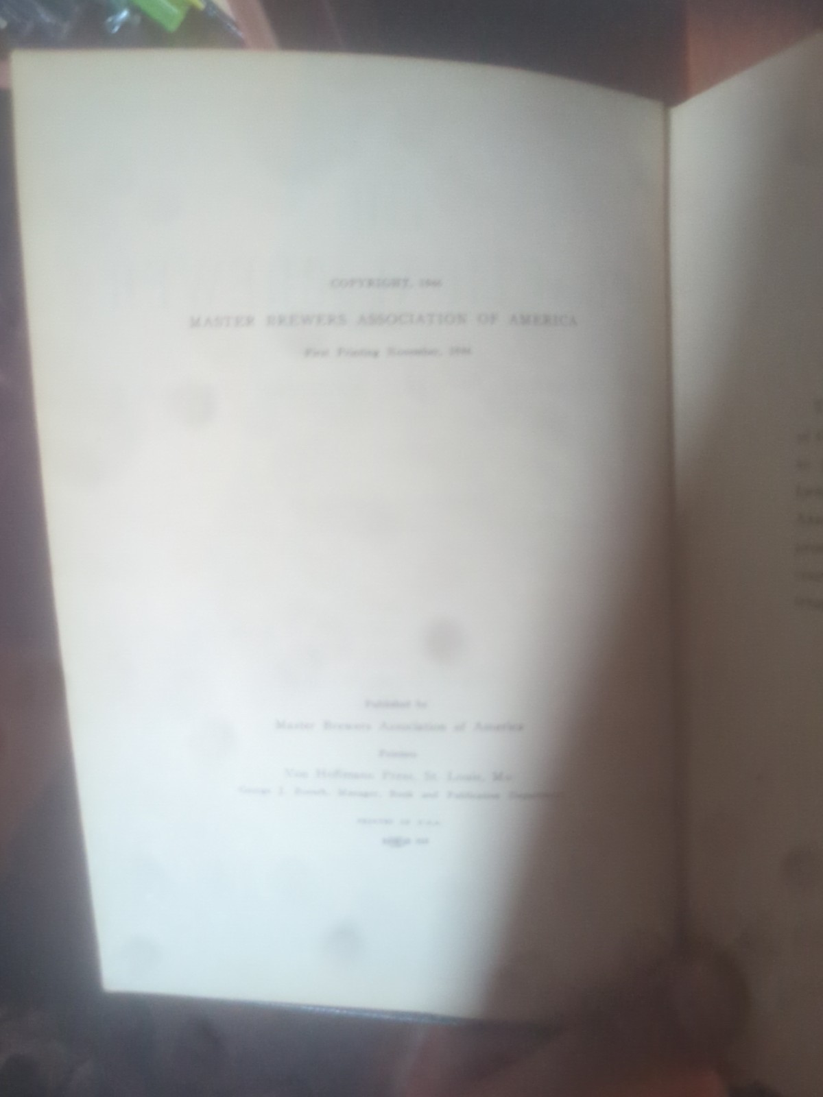 The Practical Brewer by the Master Brewers‘ Association of America 1946 1st/1st