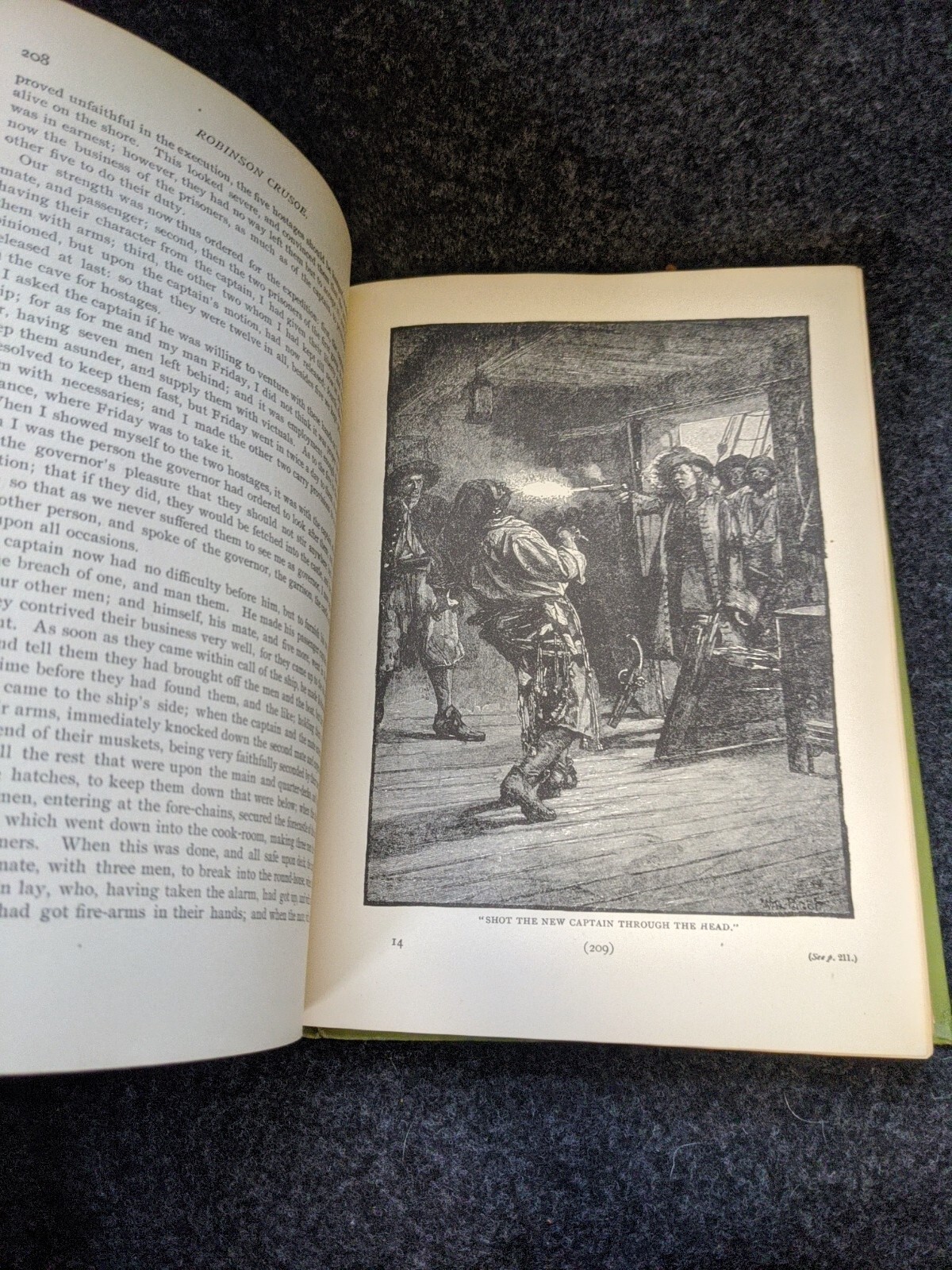 Robinson Crusoe Daniel Defoe 1908 Henry Altemus BOOK Illustrated Paget Classic