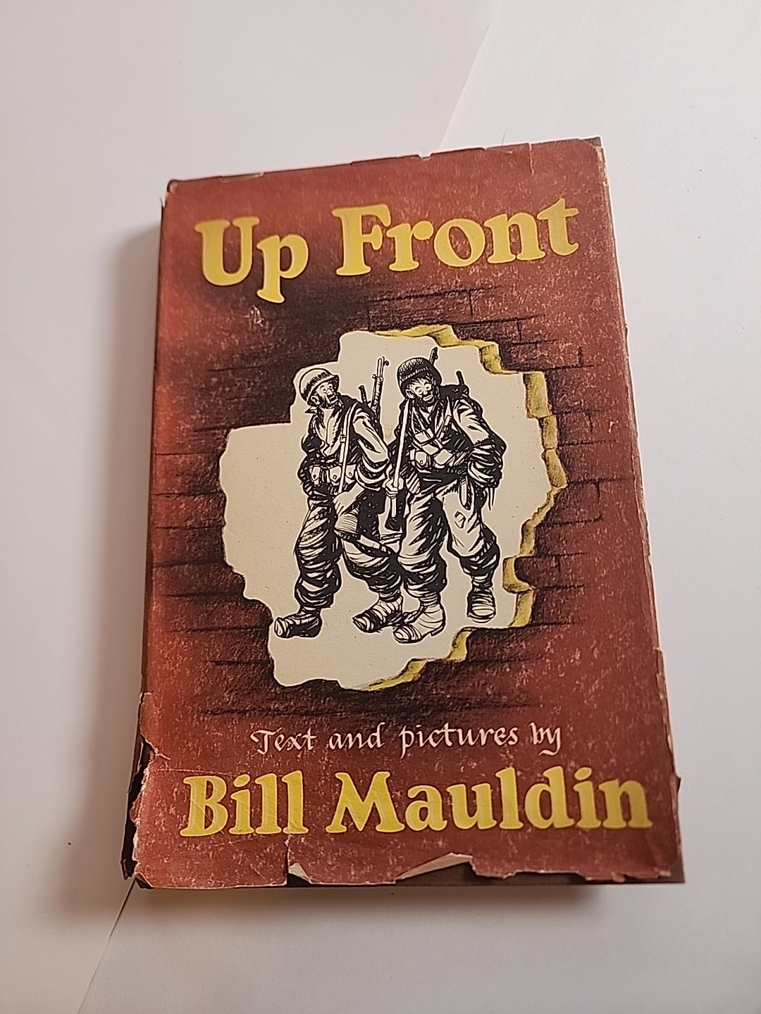 Up Front by Bill Mauldin 1945 1st Edition Hard Cover W Jacket