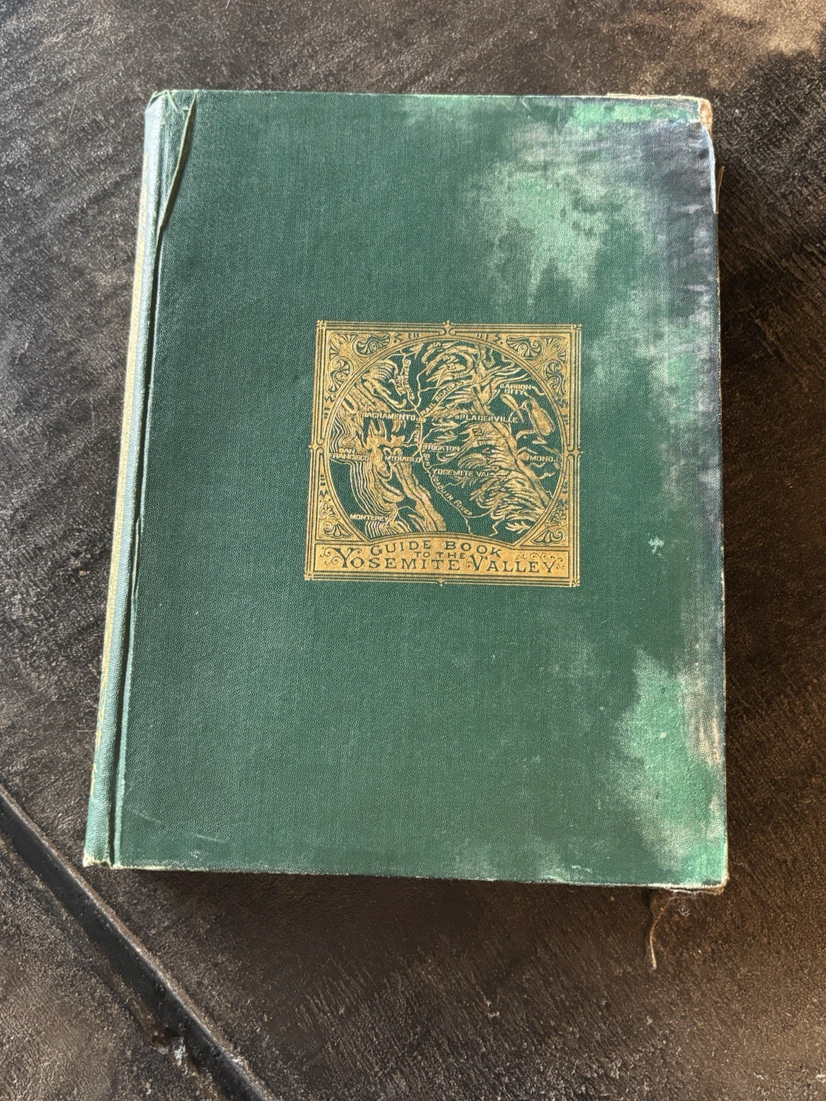 1870 Yosemite Guide Book + 2 Maps, Woodcut Illustrations. Fair Condition