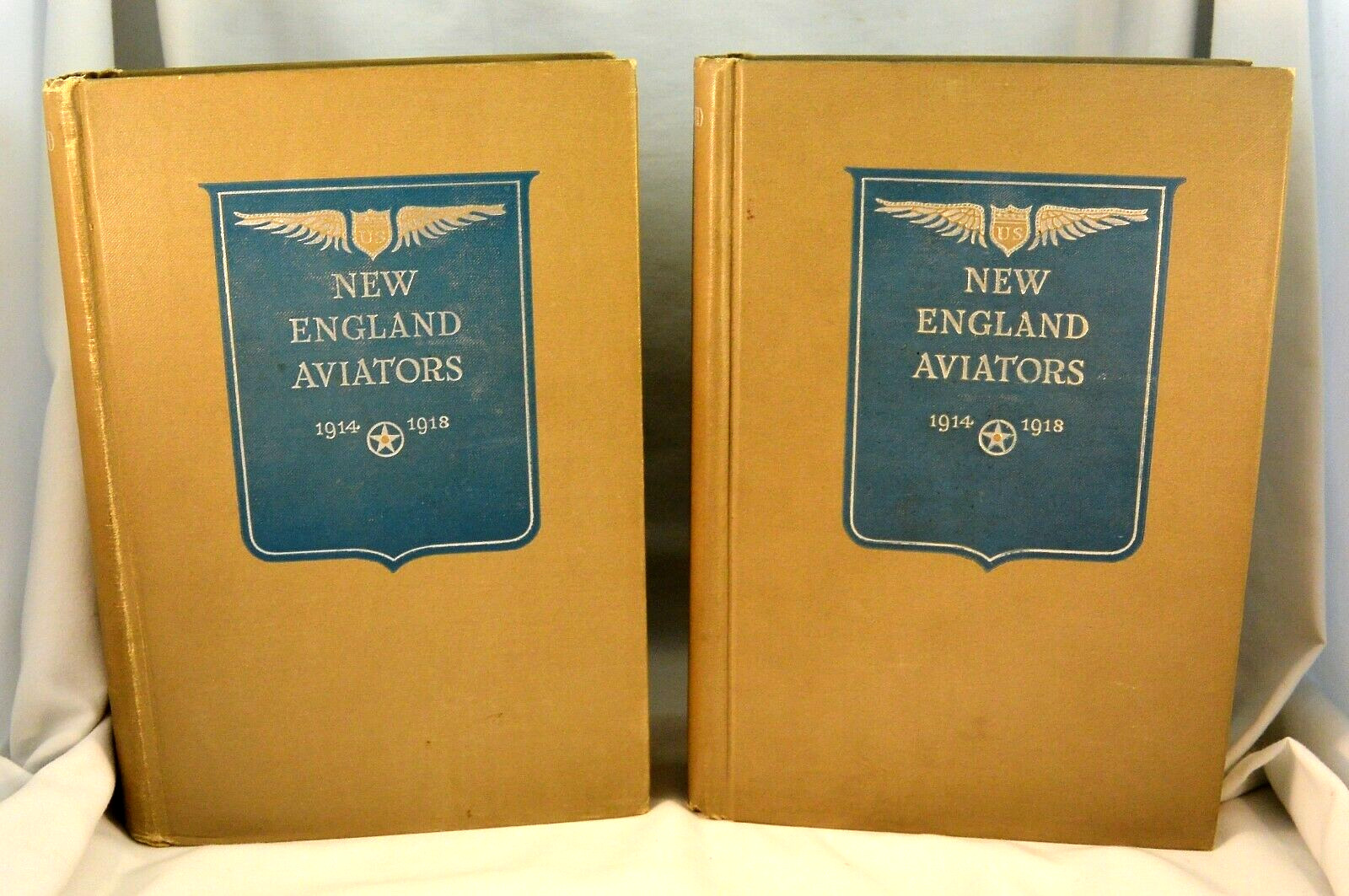 NEW ENGLAND AVIATORS 1914-1918 World War I Two Volumes First Edition