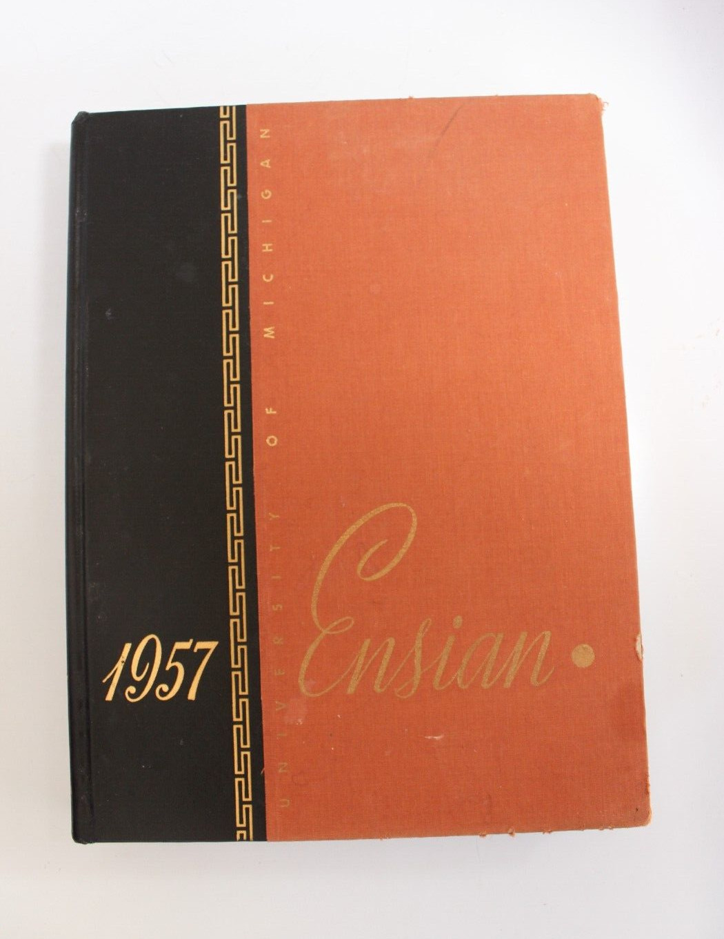 Vintage 1957 University of Michigan Michiganensian Ensian Yearbook HC v61