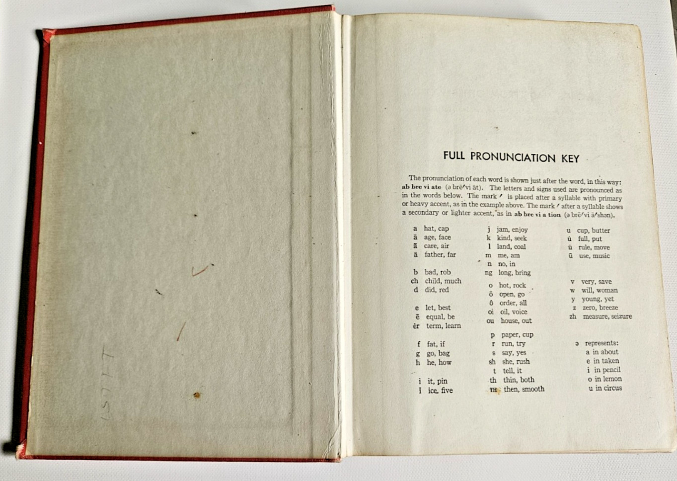 Thorndike Barnhart Junior Dictionary Copyright 1962- Vintage