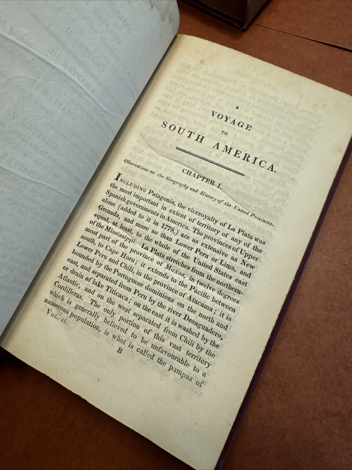 1820 Voyage to South America Brackenridge, rebound. Pres Monroe Spanish Colonies
