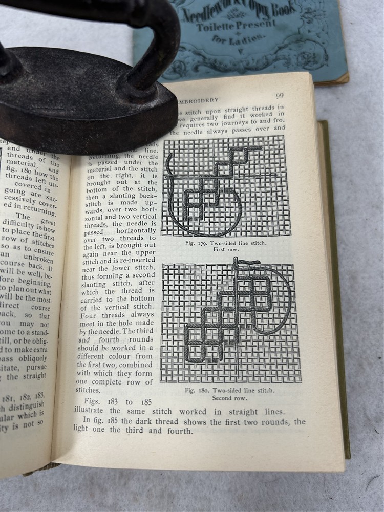 antique needlework Encyclopedia book by Th.De Dillmont original 1890/pub 1924