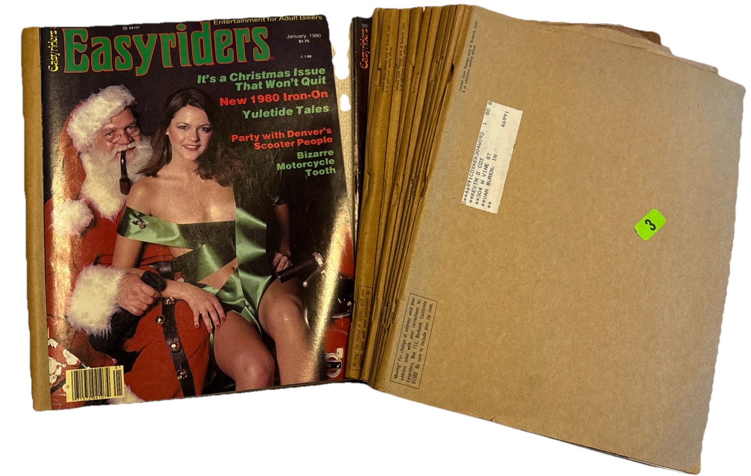 Easyriders Magazine : Complete Year 1980 LOT original mailer covers ~ David Mann