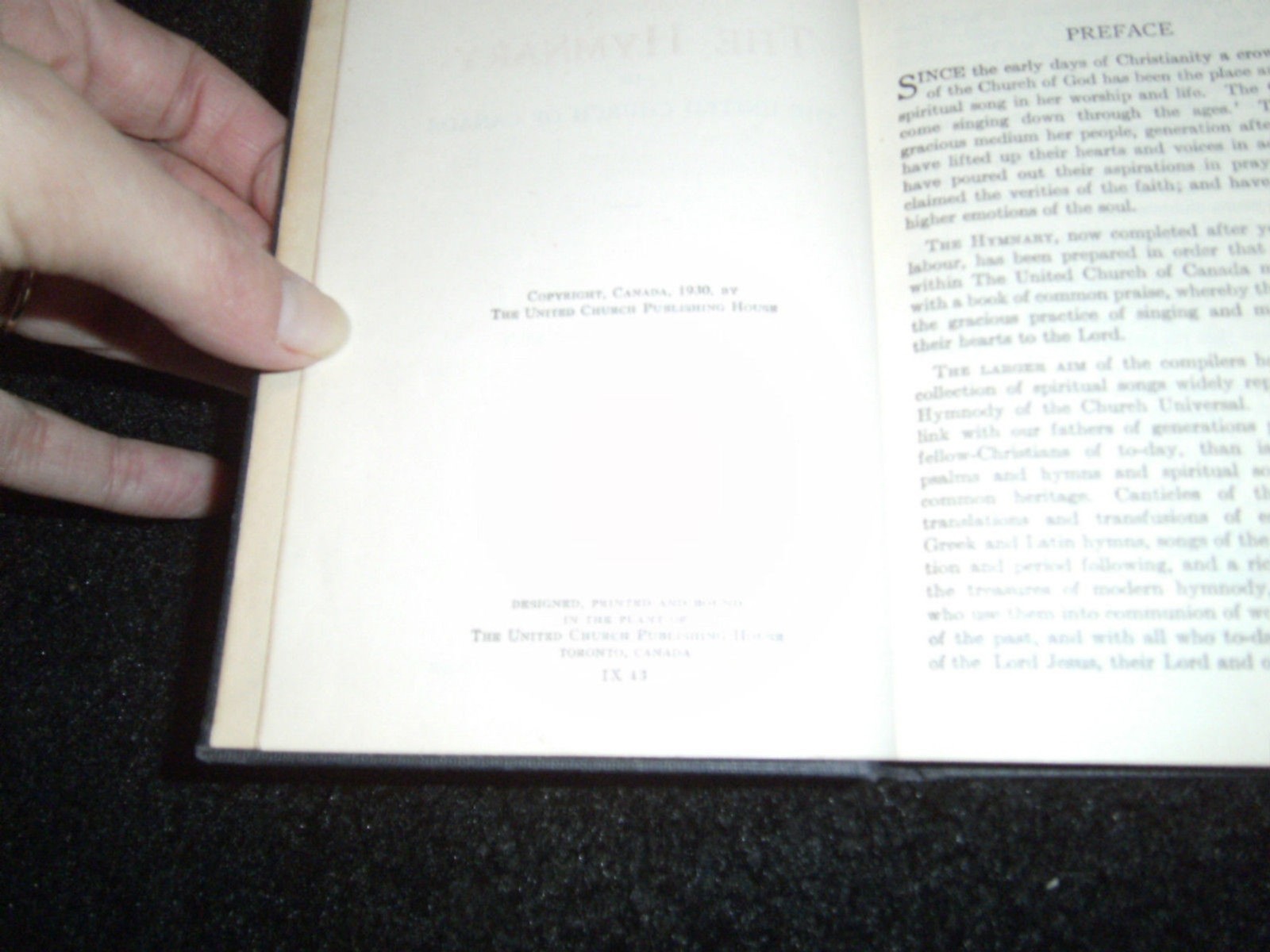 The Hymnary of The United Church of Canada, Author by General Council, Copy 1930