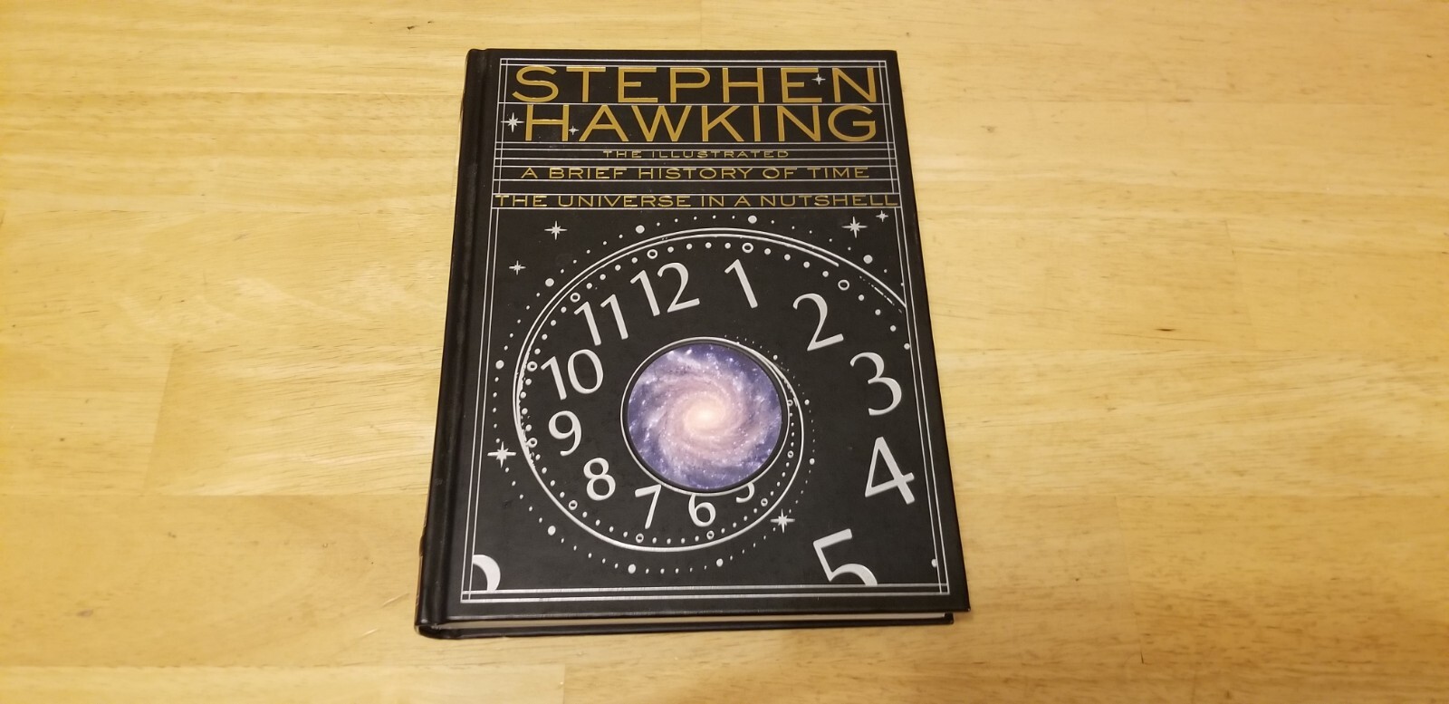 A Brief History of Time /The Universe in a Nutshell by Stephen Hawking – leather
