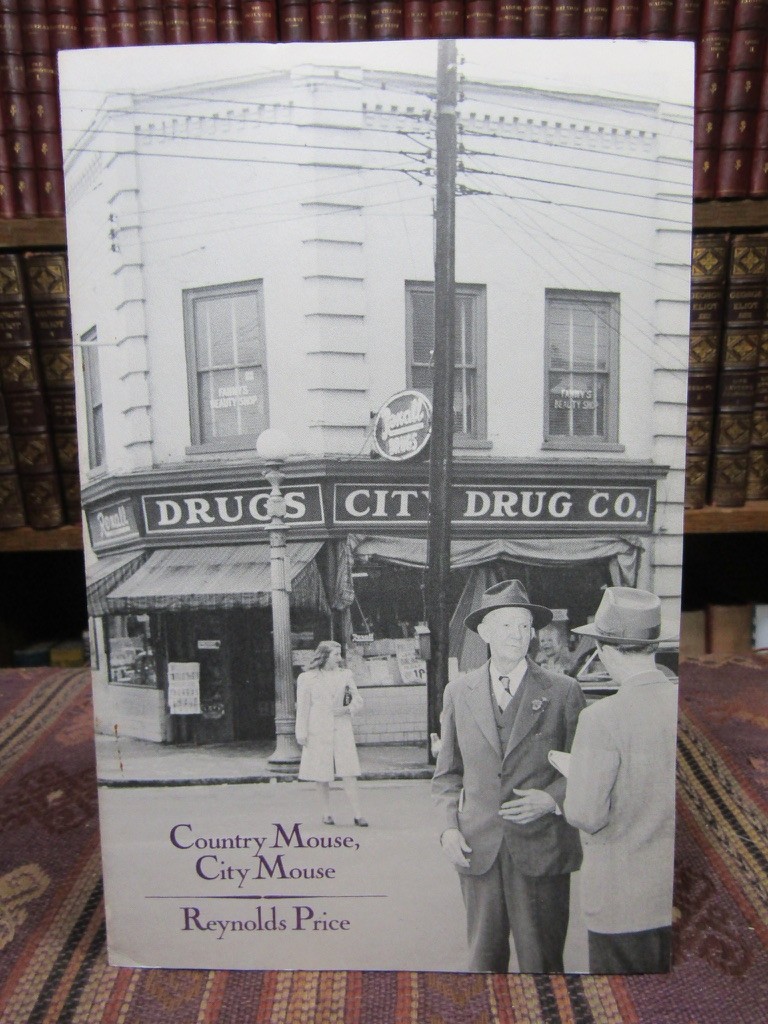 1981 Reynolds Price COUNTRY MOUSE CITY MOUSE Durham NC Essay LIMITED TO 500 Rare