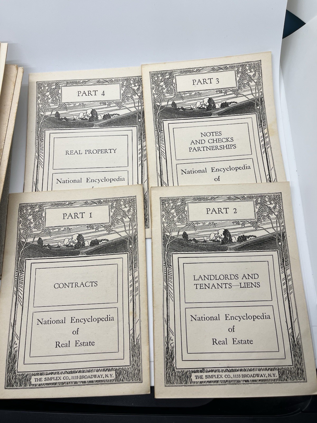 National Encyclopedia of Real Estate 1924 Antique 12 Pamphlets E M Payne