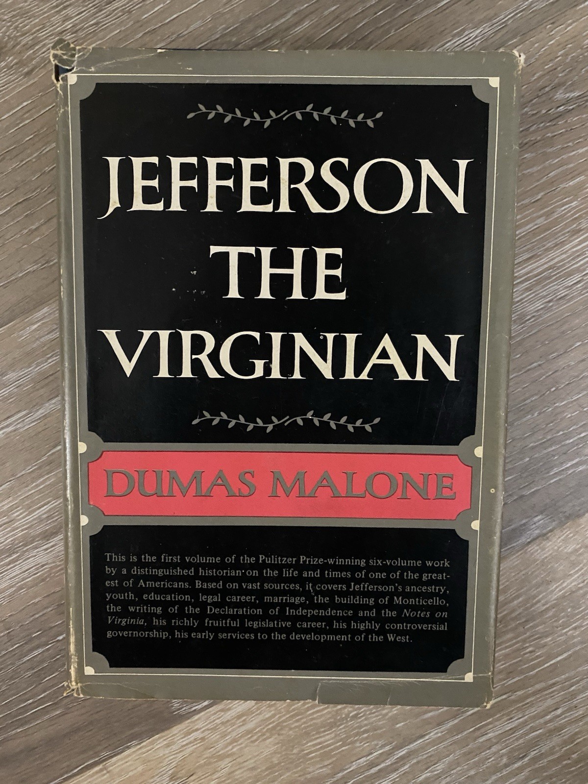 Dumas Malone JEFFERSON AND HIS TIME Complete 4 Volumes Hardcover Dust Jackets