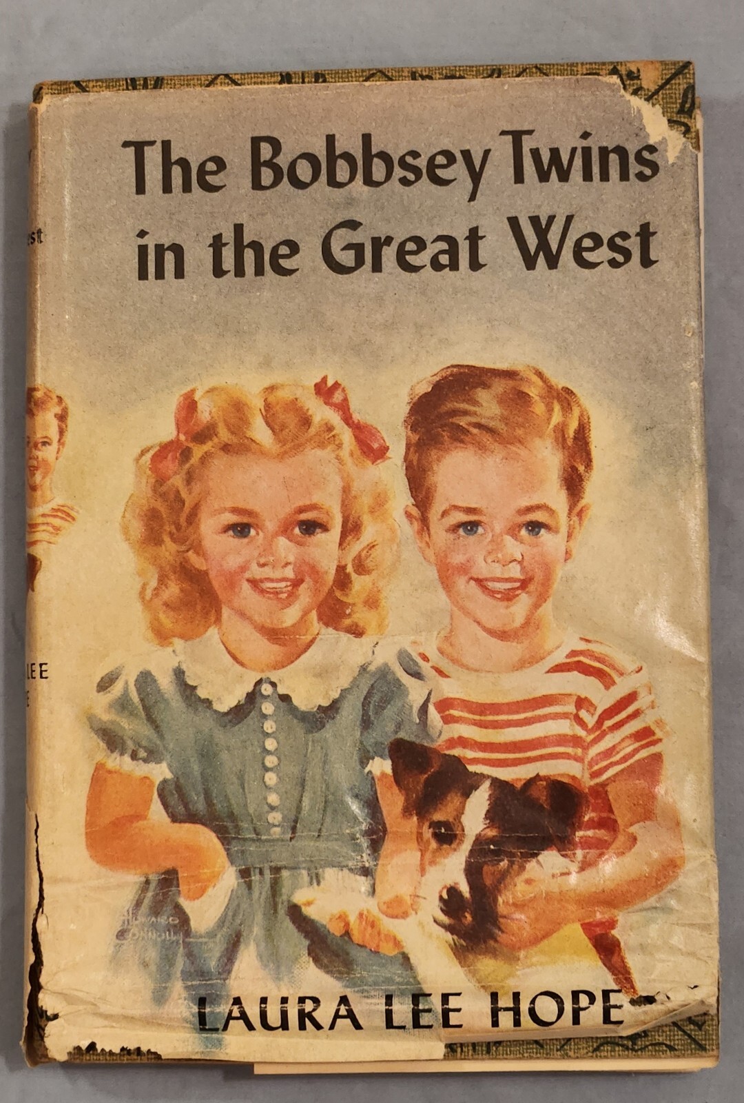 Bobbsey Twins #13 In the Great West. Revised 1948 Text. Circa 1957 print w/ DJ.