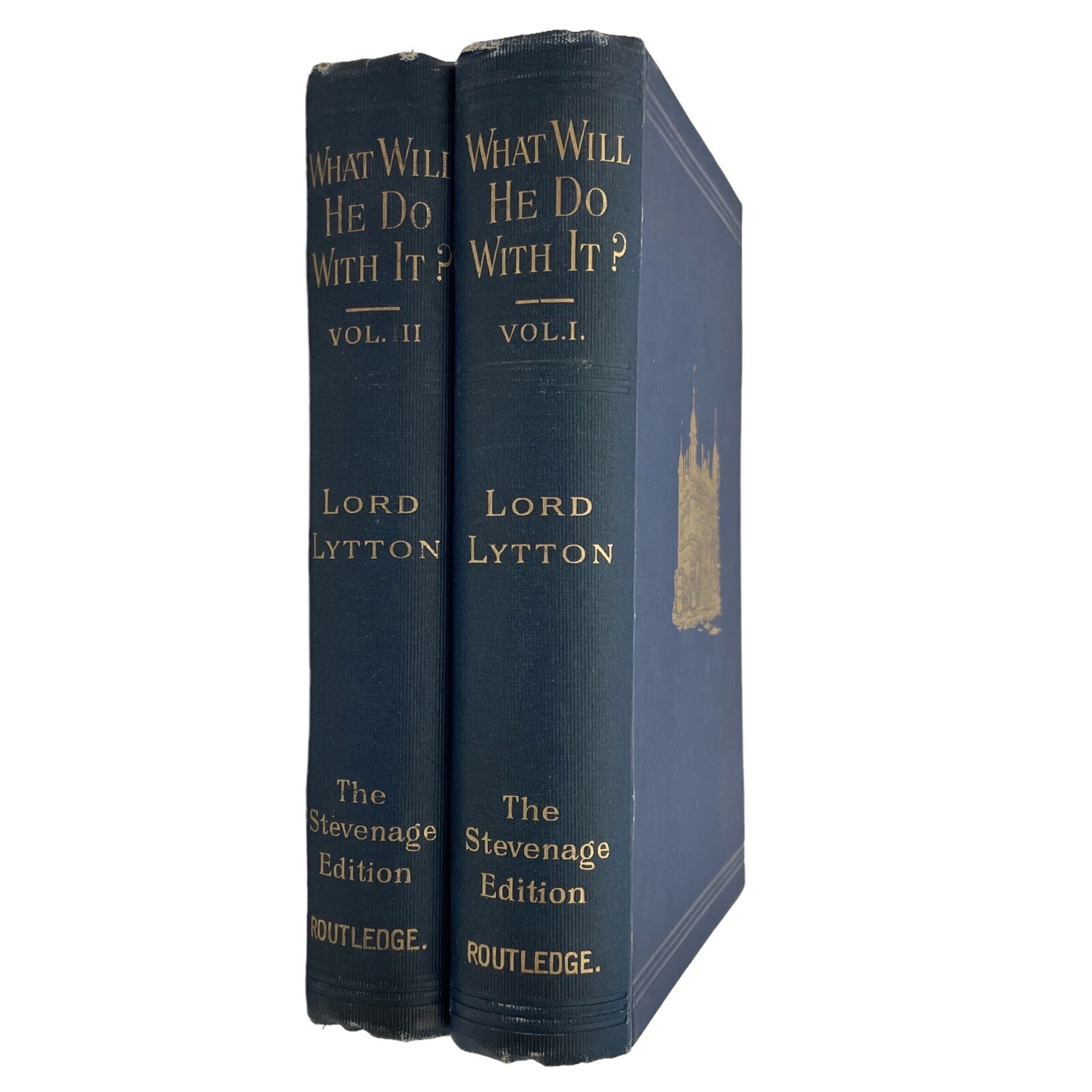 What Will He Do With It? Vol 1&2 Pisistratus Caxton / Lord Lytton ~ c1903 London