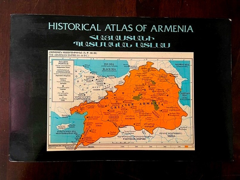 1987 USA ????????? ???????? ?????; Historical Atlas of ARMENIA Garbis Armen MAPS
