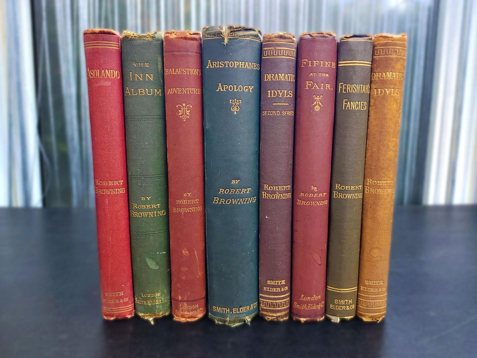 1871-1890 Lot of 8 Robert Browning First & Early Editions – Smith, Elder & Co.