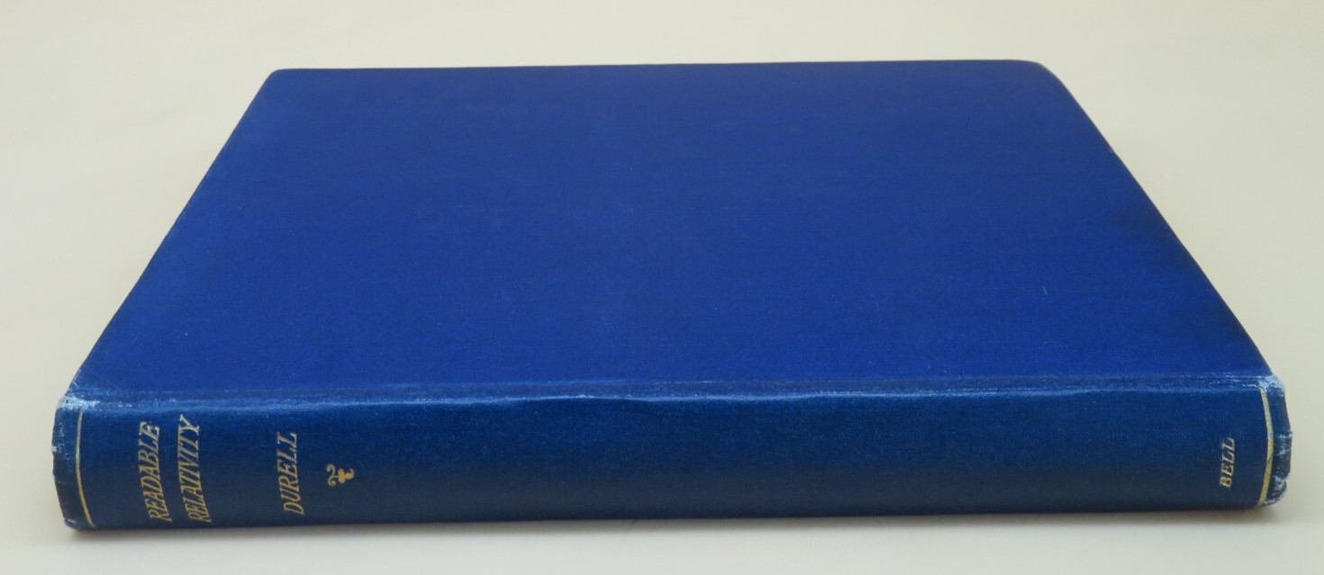 Readable Relativity Clement V Durell Hardback 1926 G Bell And Son