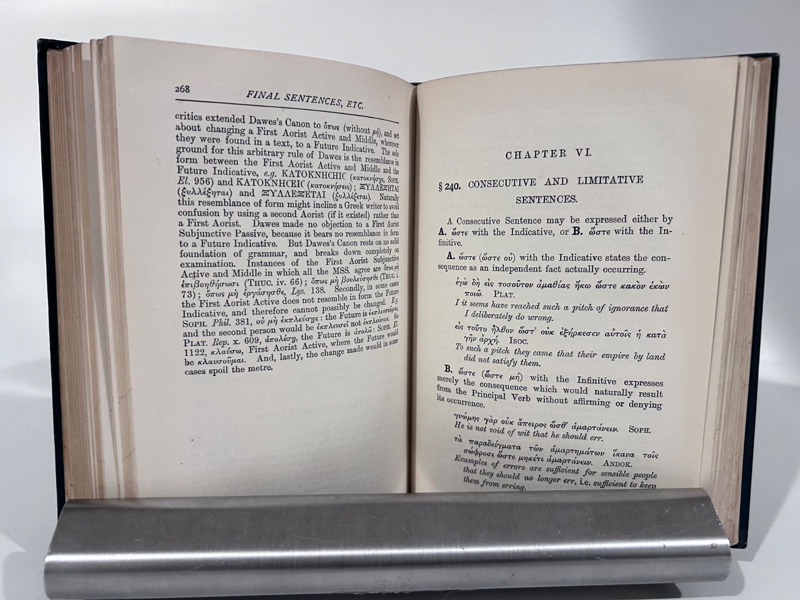 Thompson: A Syntax of Attic Greek, Longmans Green 1902