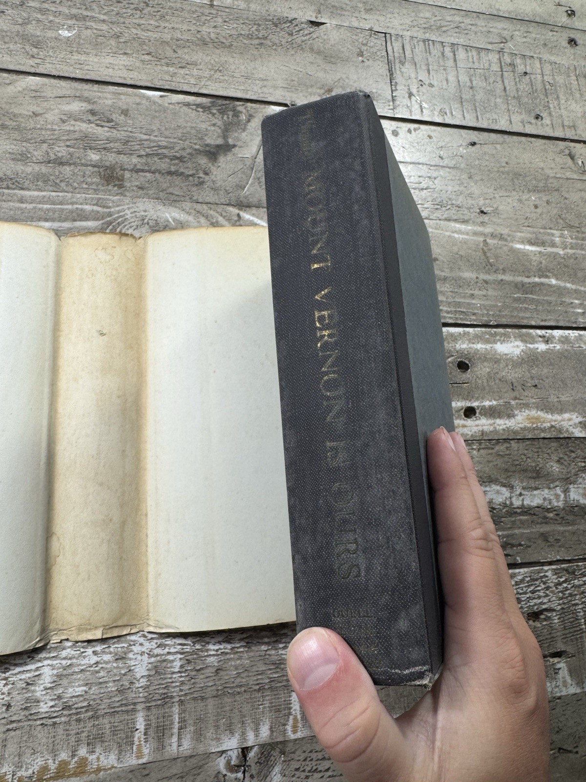 1966 Vintage History Book “Mount Vernon is Ours” Dust Jacket Illus 1st Edition