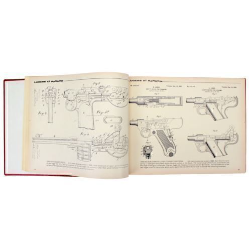 LUGERS AT RANDOM Automatic Pistols German WWI WWII First Edition Vintage Firearm
