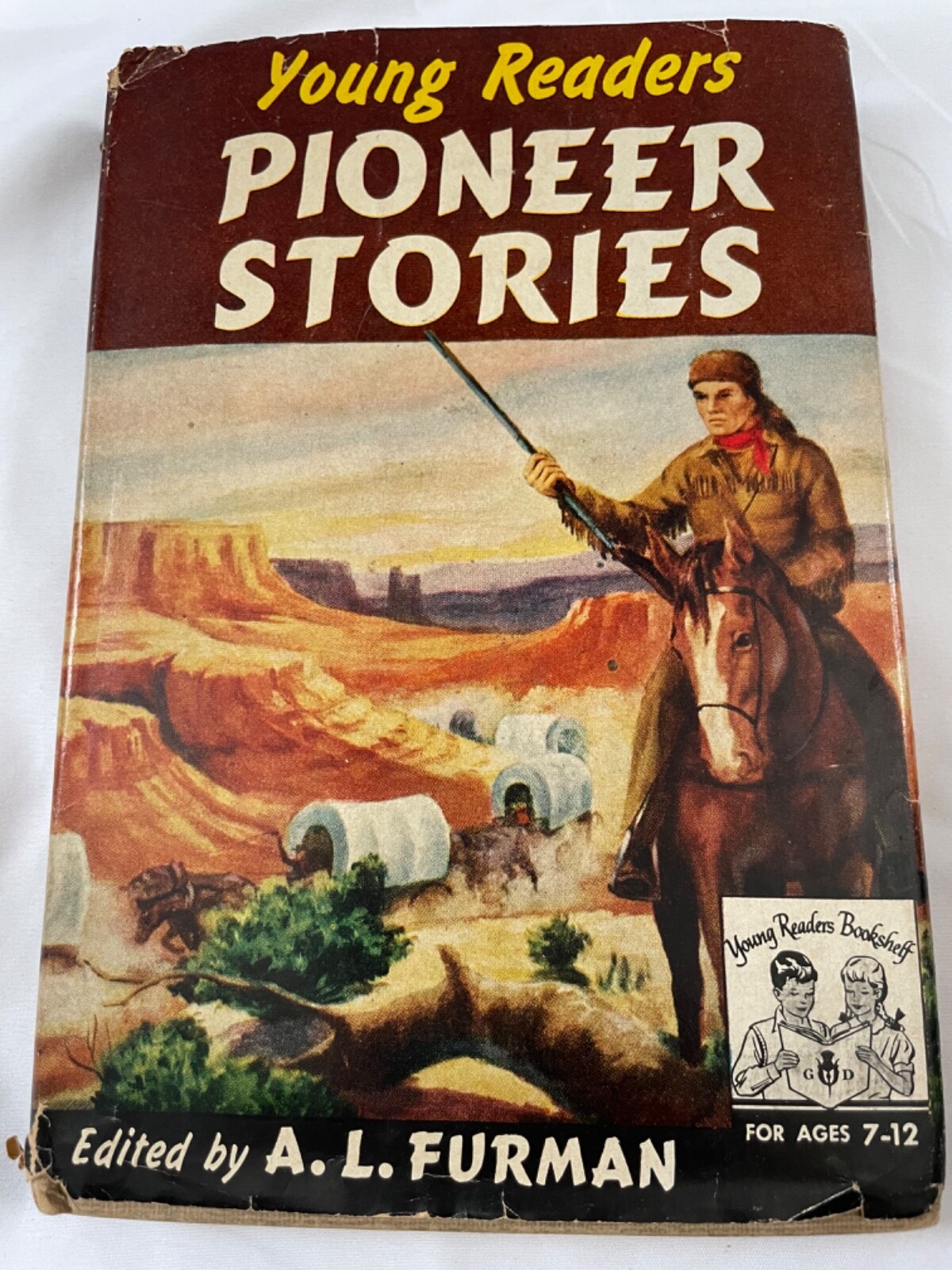Young Readers Pioneer Stories Illustrated Grosset & Dunlap 1951 HC DJ Illustrate