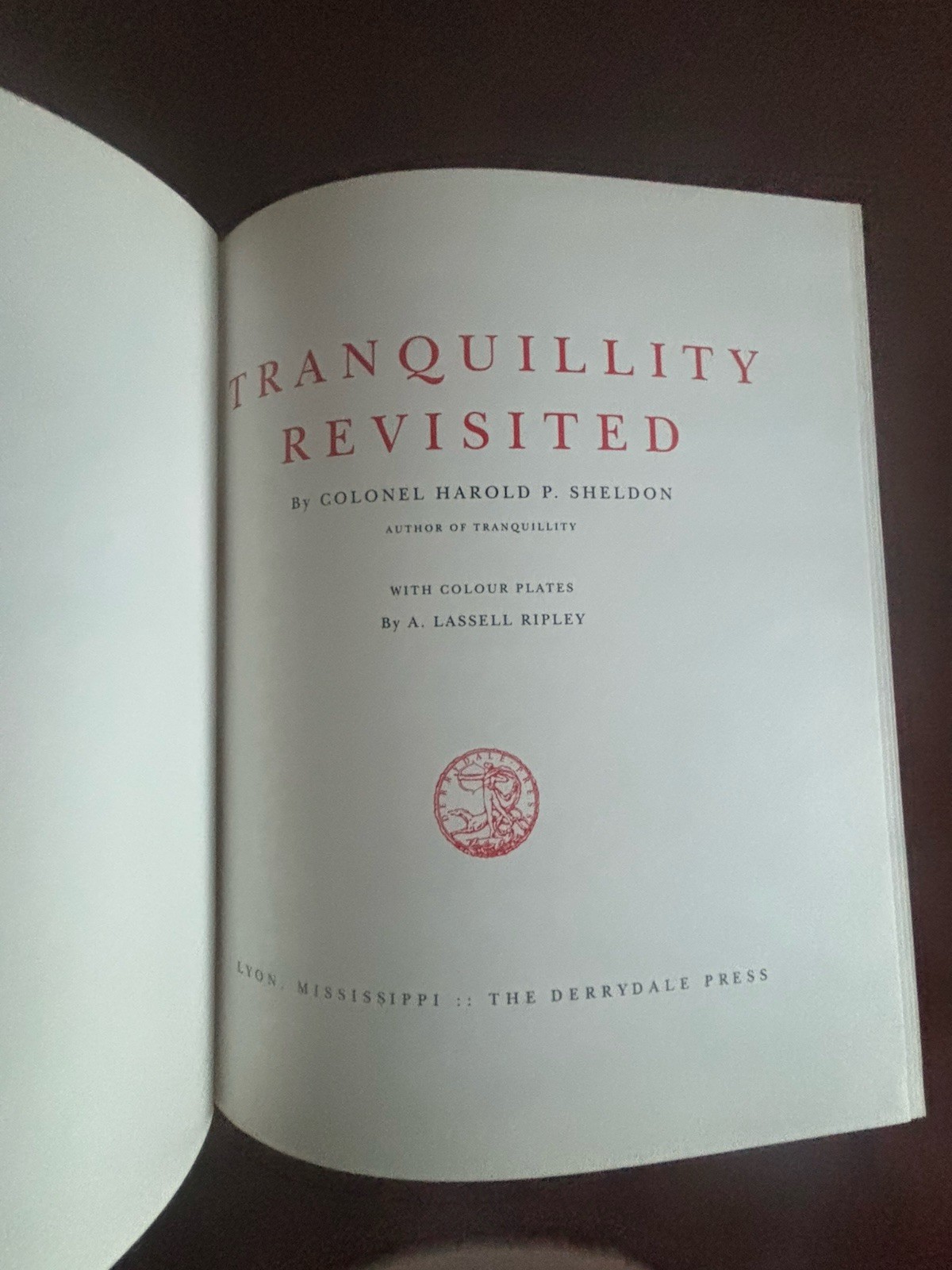 Set of Two Tranquility, and Tranquility Revisited by Harold P. Sheldon