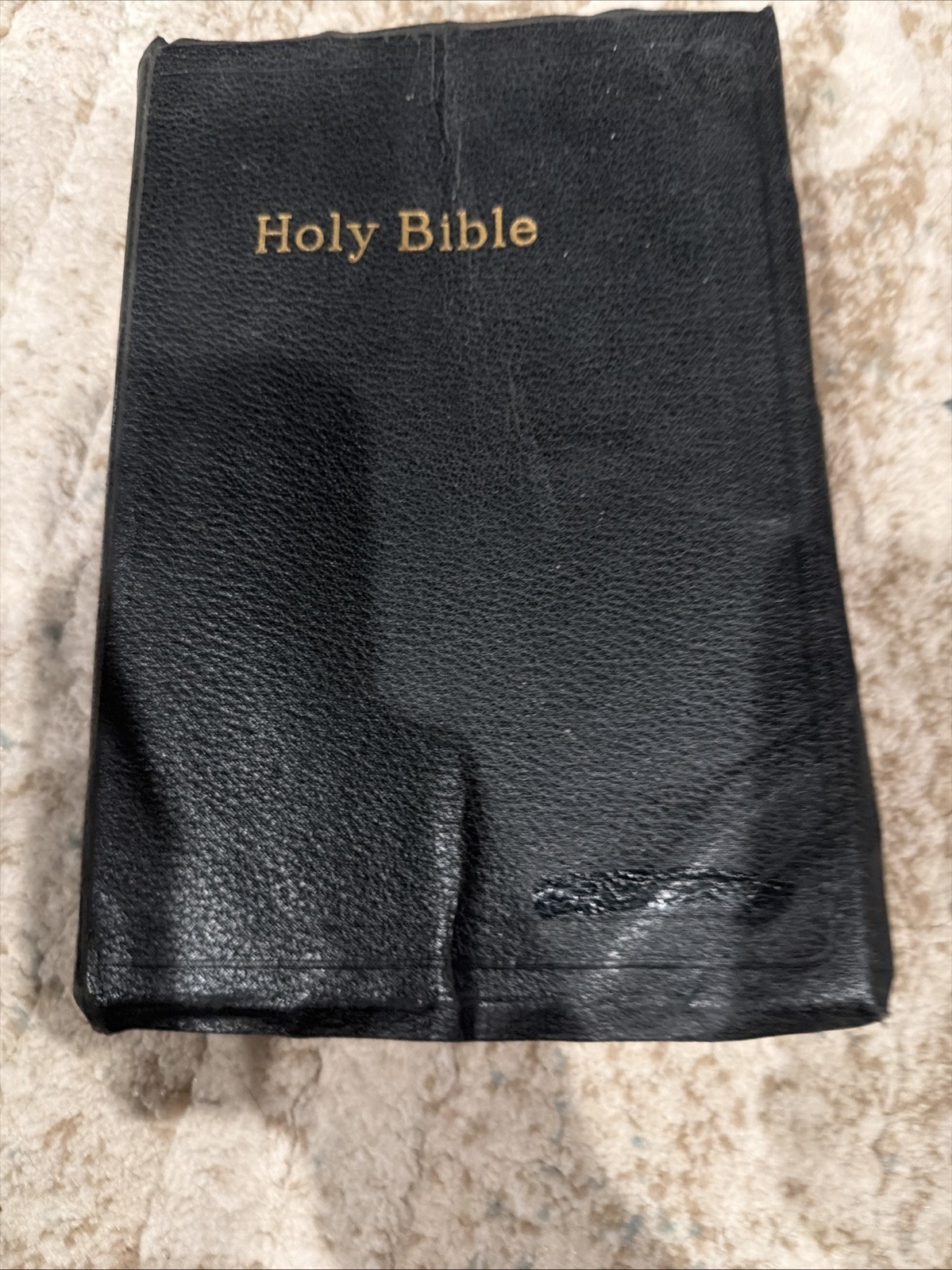 Holy Bible Self-Pronouncing Edition Leather Black – World Publishing Company