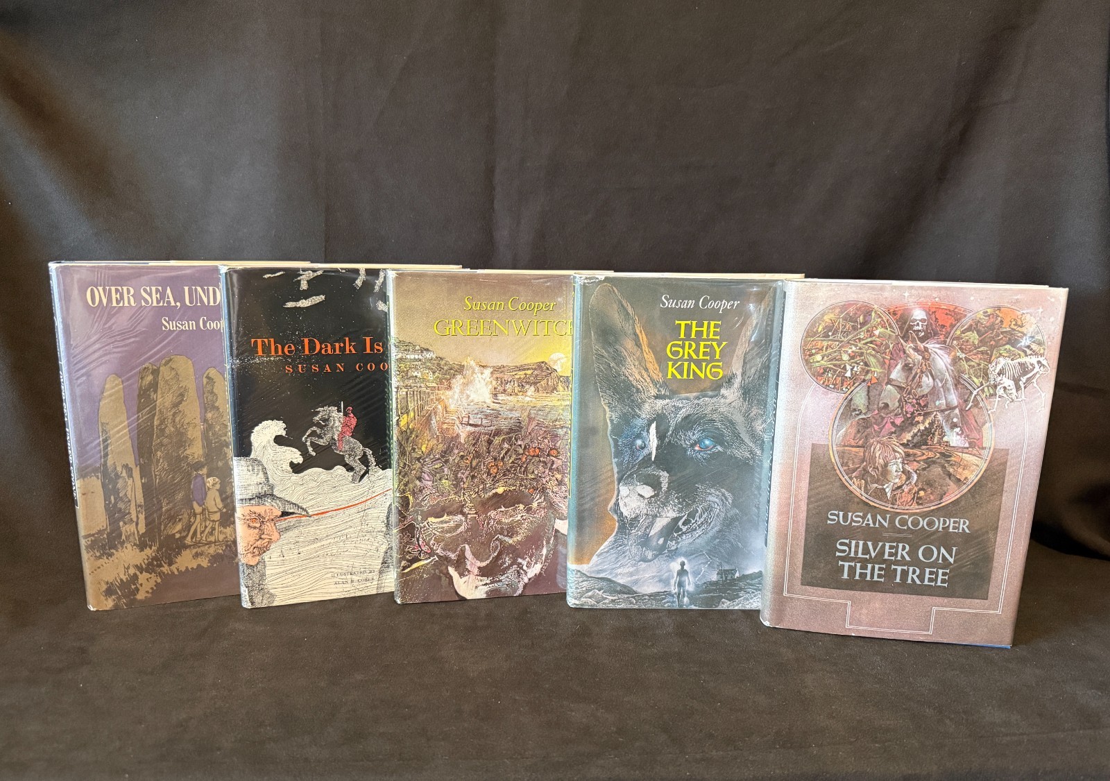 Susan Cooper’s THE DARK IS RISING Sequence HC/DJ 1st Editions *COMPLETE SET*