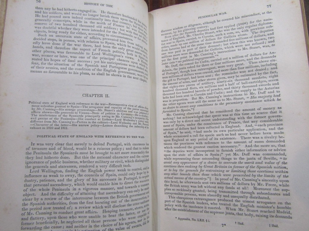 1842 Napier HISTORY OF THE WAR IN THE PENINSUA AND SOUTH FRANCE Rare 5 Vols MAPS