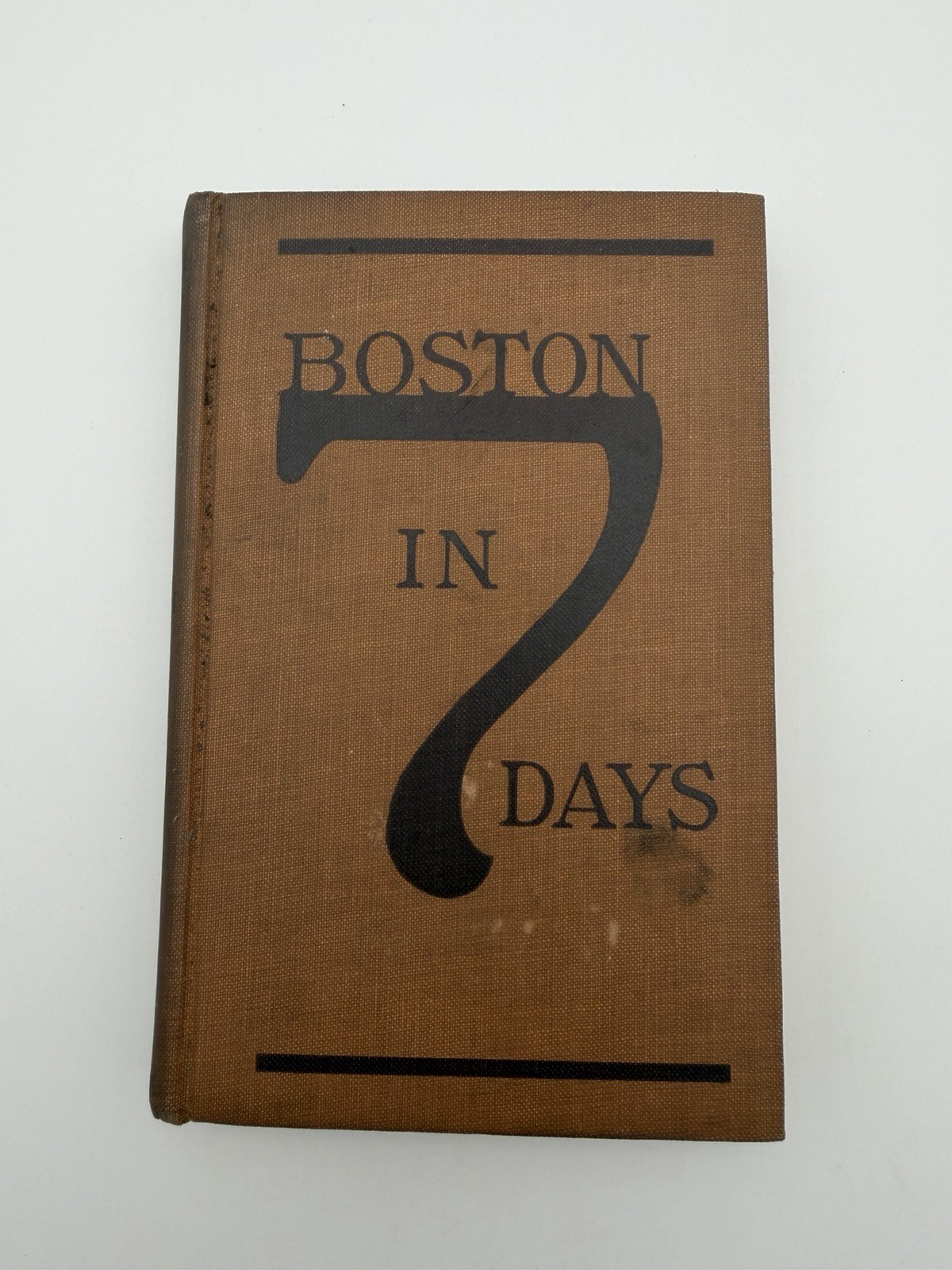1926 Boston in Seven Days C R Athearn Travel Guide Maps