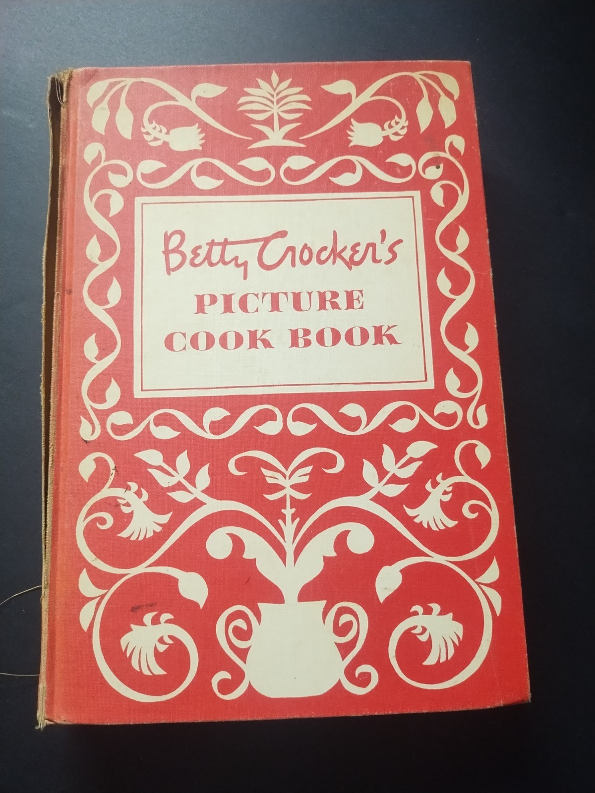 Betty Crocker’s Red Picture Cook Book Vintage 1950 1ST EDITION Hardcover