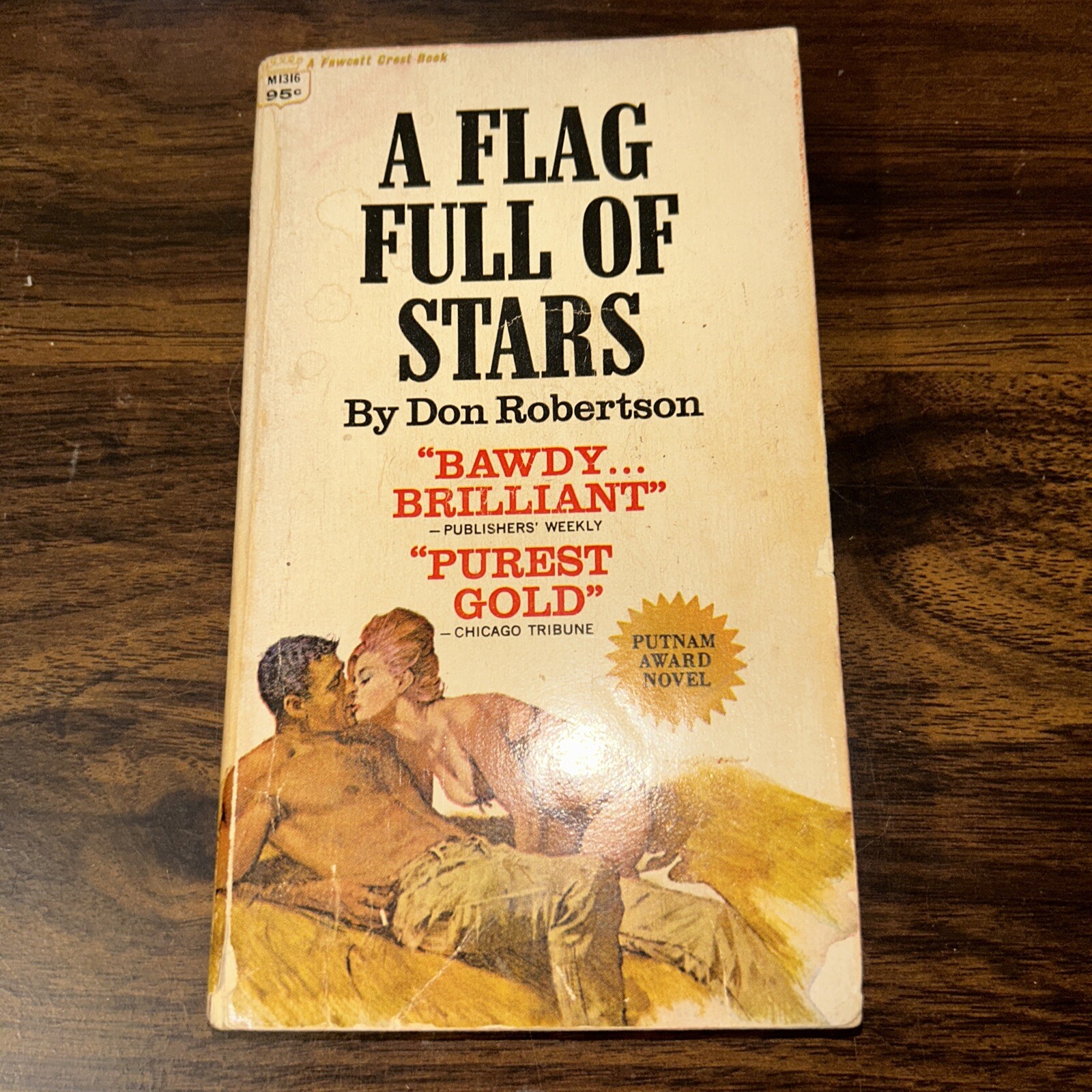 A Flag Full of Stars ~ Don Robertson ~ 1965 1st Fawcett Crest PB K31