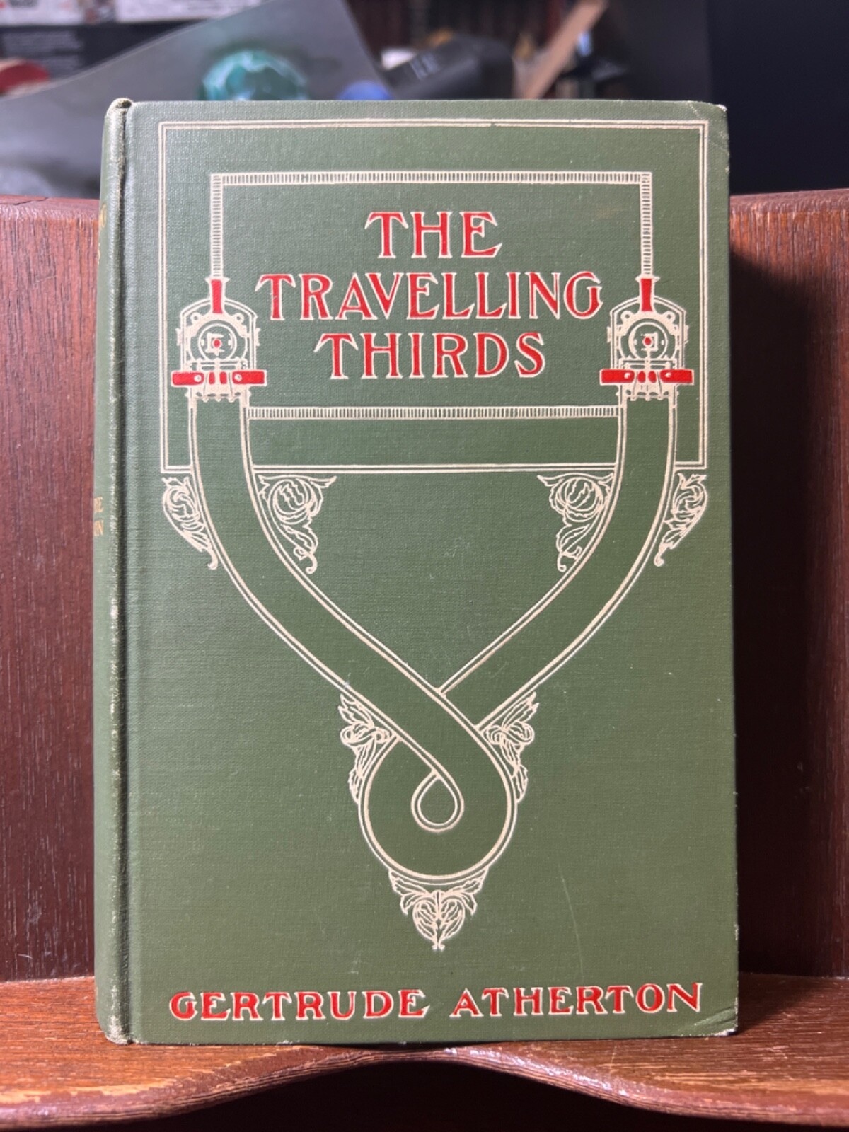 HTF 1905 1st Ed Gertrude Atherton California Decorated Binding Travelling Thirds
