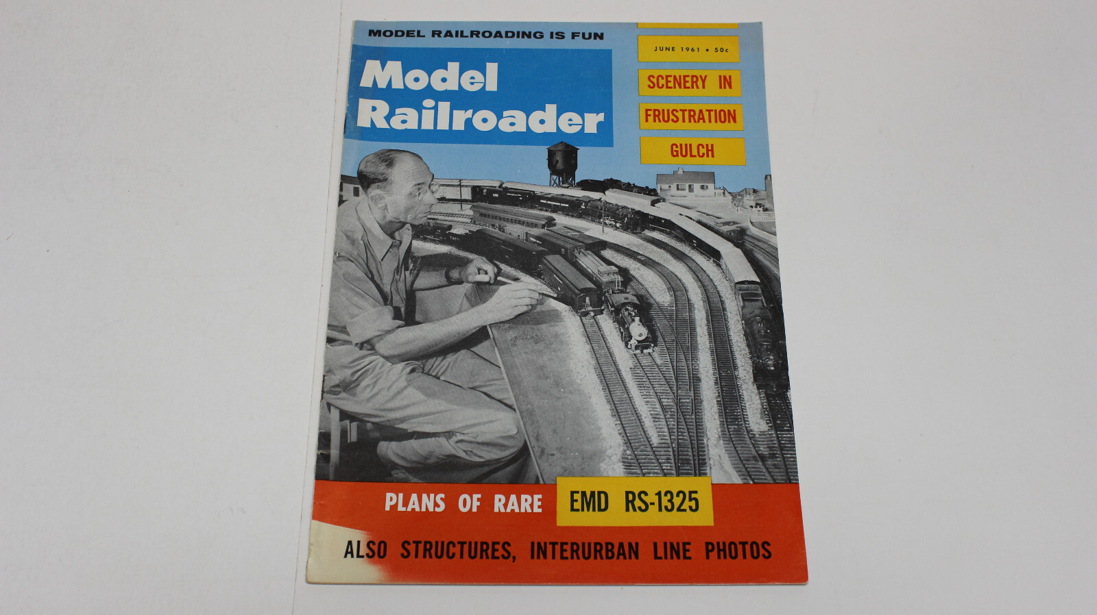 Model Railroader Magzine Lot 1961 5 Pcs, Vtg Train Layouts Plans Info