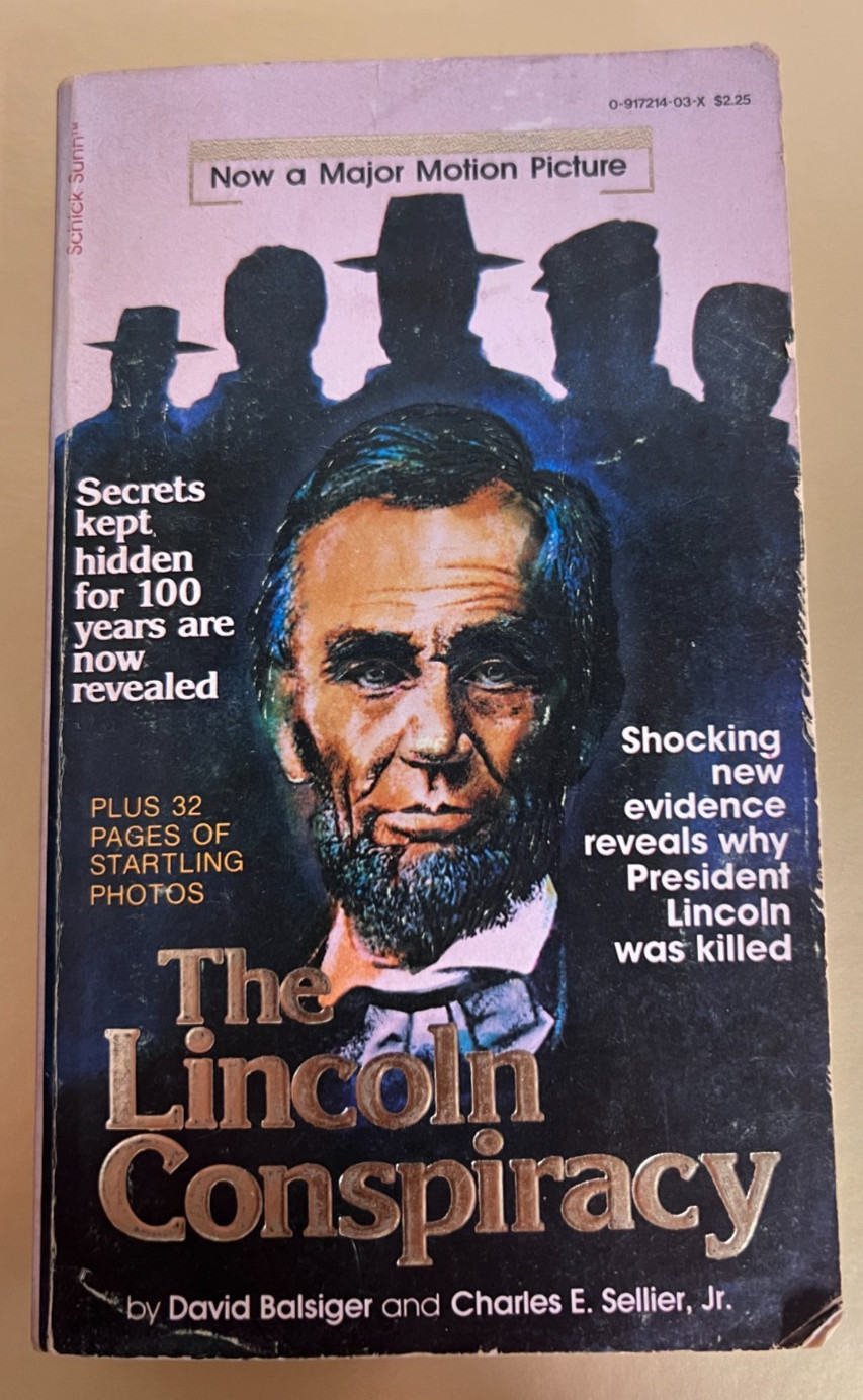 1977-2nd printing -THE LINCOLN CONSPIRACY by DAVID BALSIGER & CHARLES SELLIER