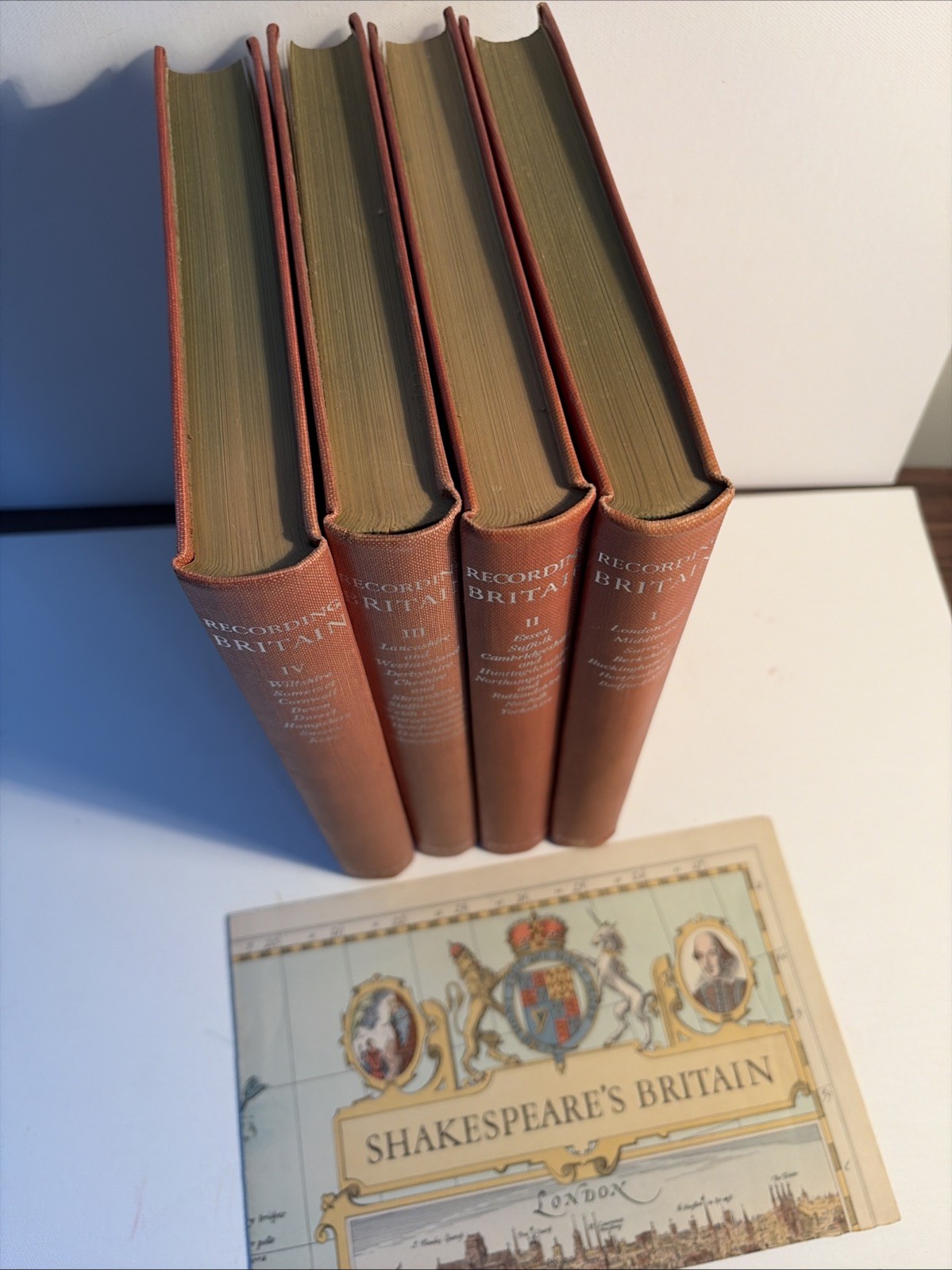 RECORDING BRITAIN Complete 4 Vol Set 1946-1949 Arnold Palmer 1st EdiOxford w/Map