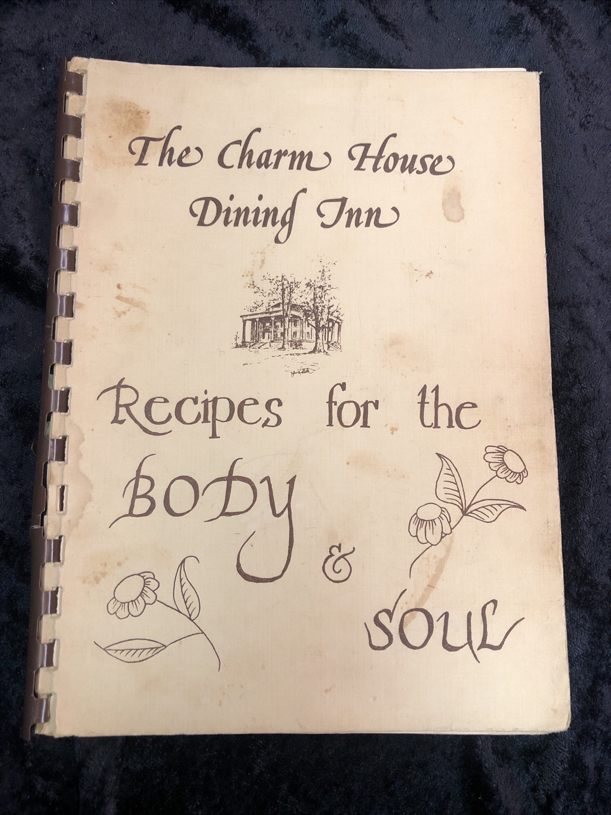 Vintage SIGNED 1978 Charm House Dining House (Georgia) Rhea Holloway Cookbook