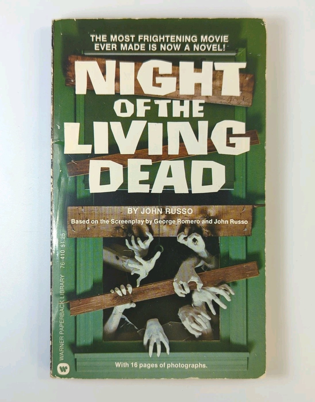 Night of the Living Dead John Russo 1974 1st Printing Warner Paperback Horror