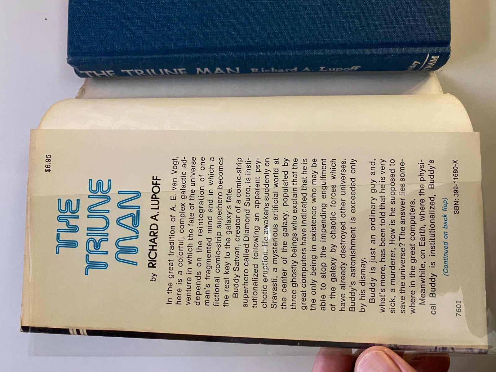 #signed Richard A Lupoff | Triune Man | signed | 1st/1st HB w/DJ