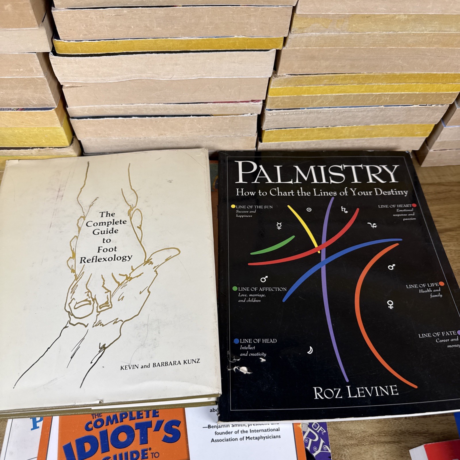 Lot Of 9 Palmistry Reflexology Books Fortune-Telling Divination